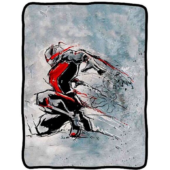 NEW Marvel Comics Ant-Man Sketch Fleece Throw Blanket - Picture 1 of 5